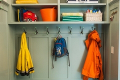 Traditional American Colonial House Mudroom in Colorado Springs