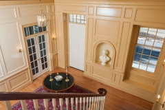 American Colonial Home Renovation Staircase to the Main Entryway