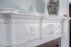 Classic Home Renovated Fireplace Mantle With Intricate Detail