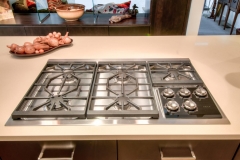 Modern Contemporary Kitchen Stovetop in the Countertop