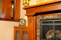 Detailed Fireplace with Craftsman Home Inspiration