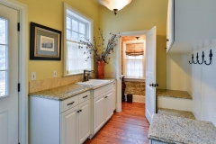 Bright & Classic French Manor Mudroom