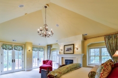 High Ceiling in Colorado French Manor Master Bedroom