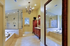 Beautiful Classic Colorado Springs French Manor Master Bathroom