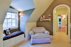 Reading Area in French Manor Home Renovation in Colorado Springs by Bob McGrath Construction