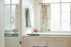 Charming French Tudor Style Inspired Bathroom in Colorado