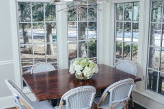 French Tudor Dining Room Renovation - Floor to Ceiling Windows