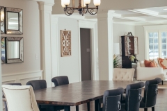 Clean & Classic French Tudor Style Dining Room - Colorado Springs